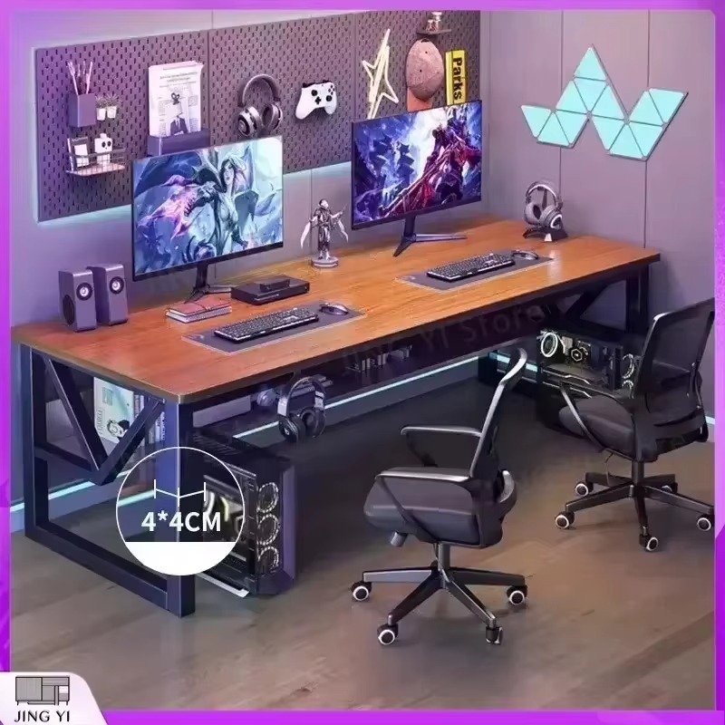 Pc Gaming Cafe - Скандинавский двойной компьютерный стол для игр,
