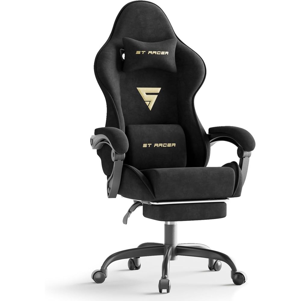 Pc Gaming Gaming - Эргономичное игровое кресло из велюровой ткани