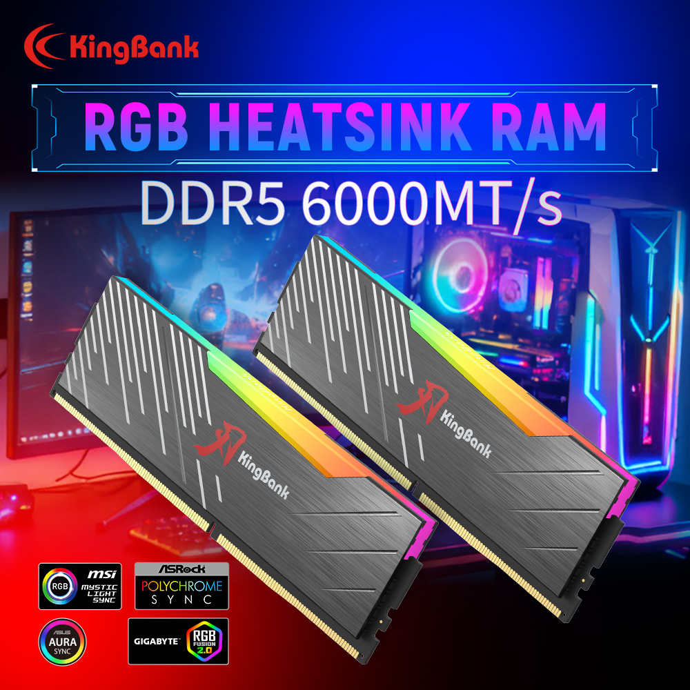 Pc Gaming Ddr5 - Оперативная память KingBank KRRB DDR5 RGB