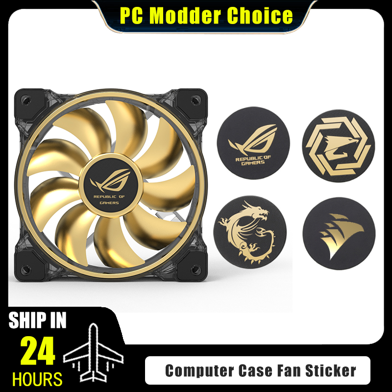 Pc Gaming Msi - Наклейка с логотипом вентилятора корпуса компьютера,