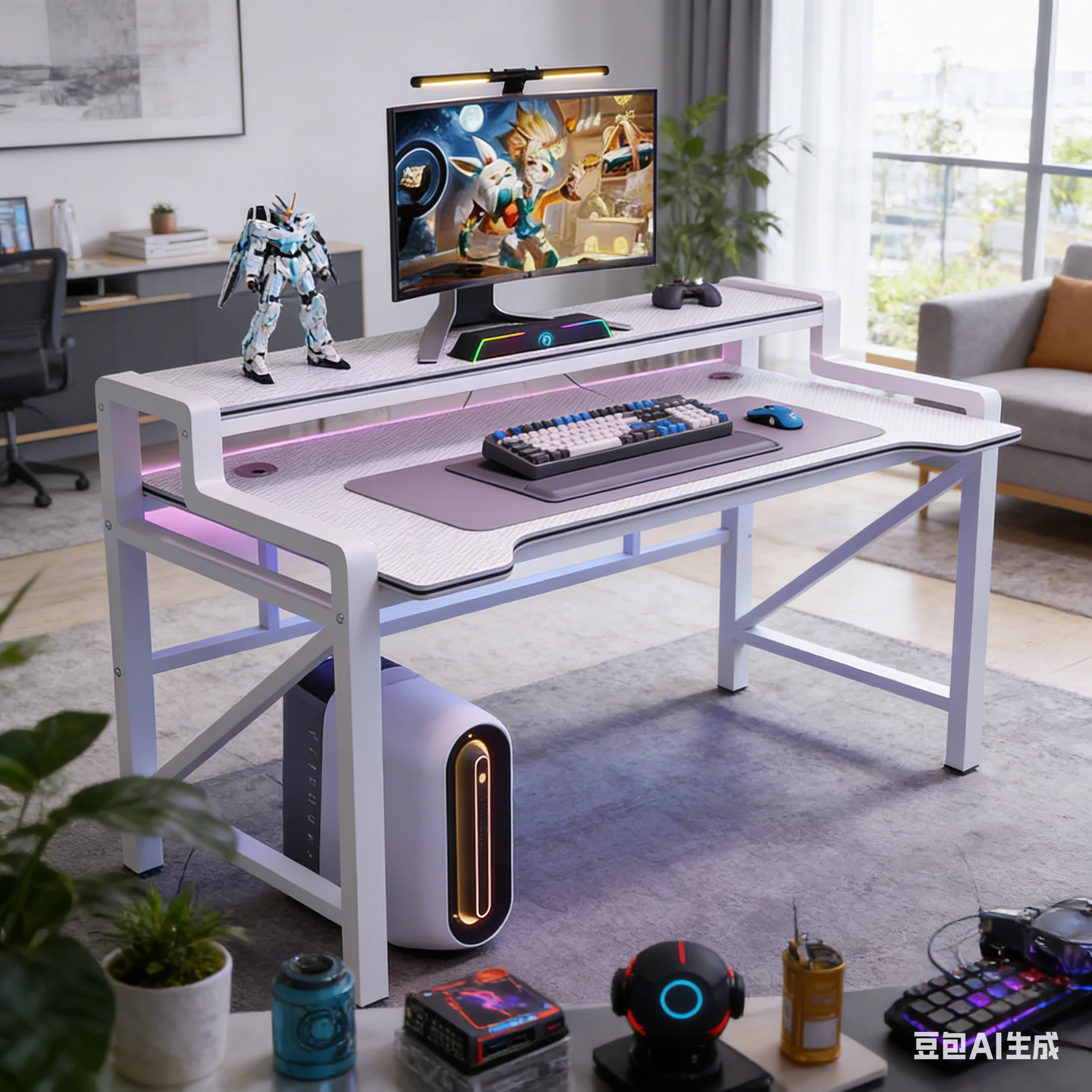 Pc Gaming Cafe - Игровой стол AOLIVIYA Modern All In