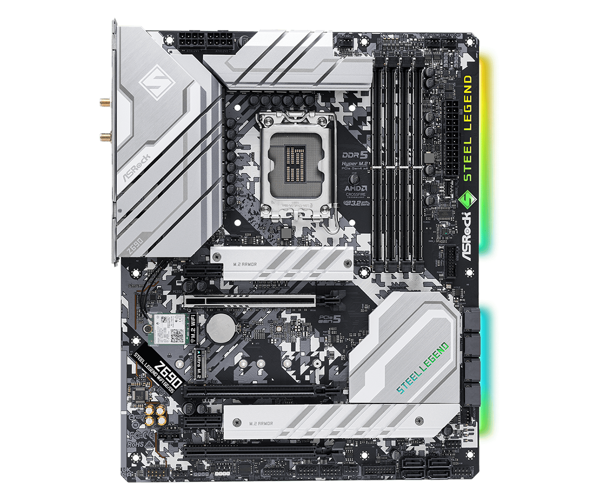Материнская плата ASROCK Z690  – обзор и цена Pc Gaming Ddr5